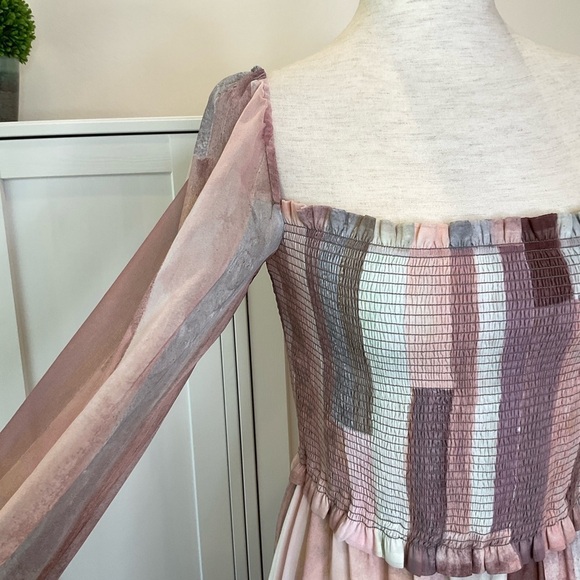 Aritzia Wilfred Tempest Tier Mini Dress Size Medium - Picture 7 of 16